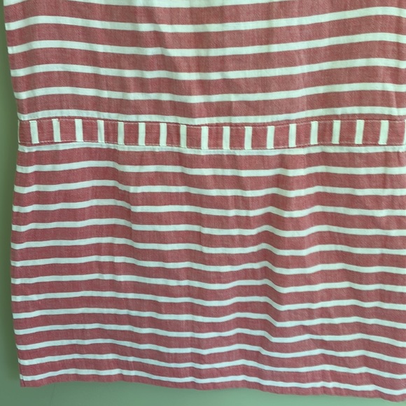 J. Crew Boathouse Striped Dress Chambray Size 2 - Picture 8 of 13